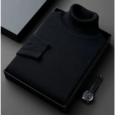 Jacob Klassischer Rollkragenpullover