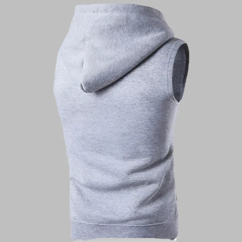 Weste für Herren - Sportliche Strickjacke mit Kapuze