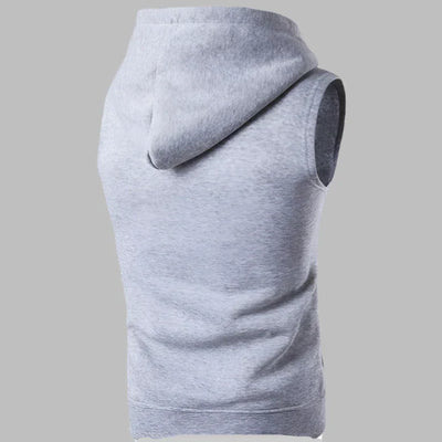 Weste für Herren - Sportliche Strickjacke mit Kapuze