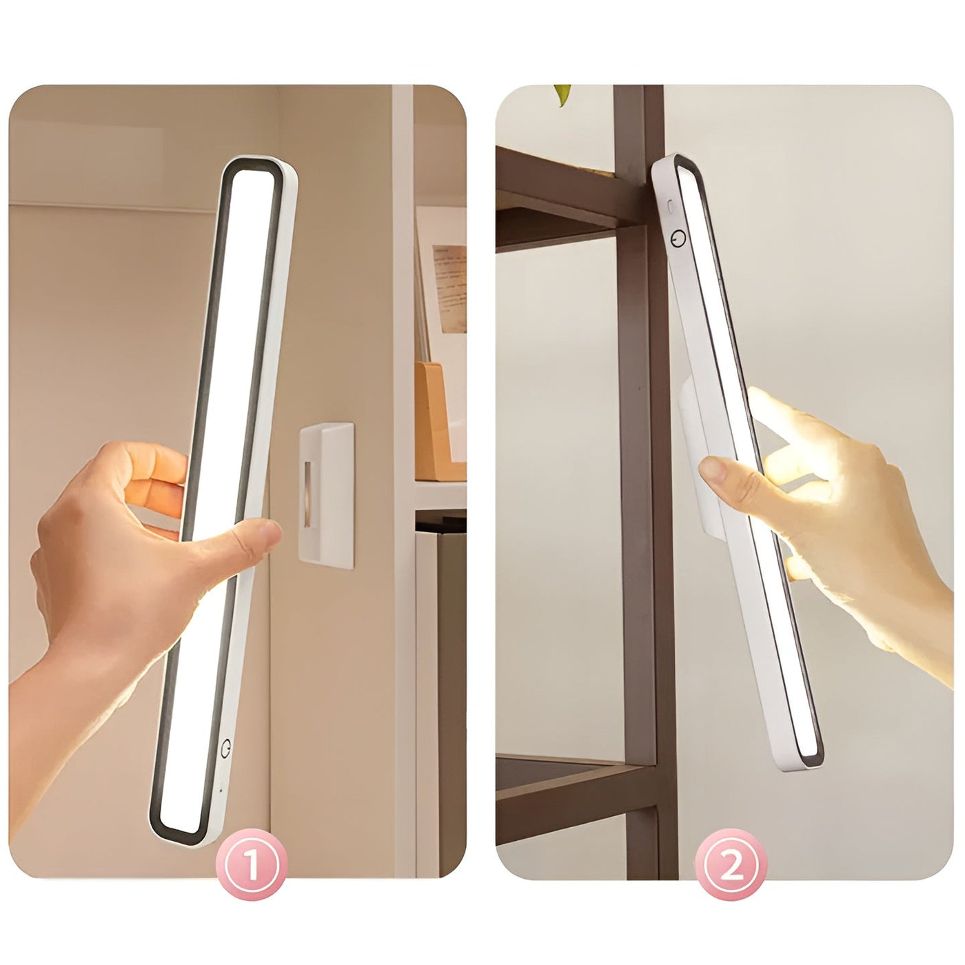 LED-Lichtleiste mit Magnet – Kabellos & Mobil | Perfekt für flexible Beleuchtung