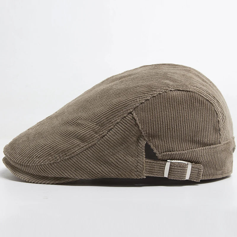 Unisex Modische Cord Baskenmütze | Stilvoll