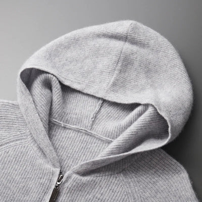 ROYAL CASHMERE MERINO WOOL ZIP UP