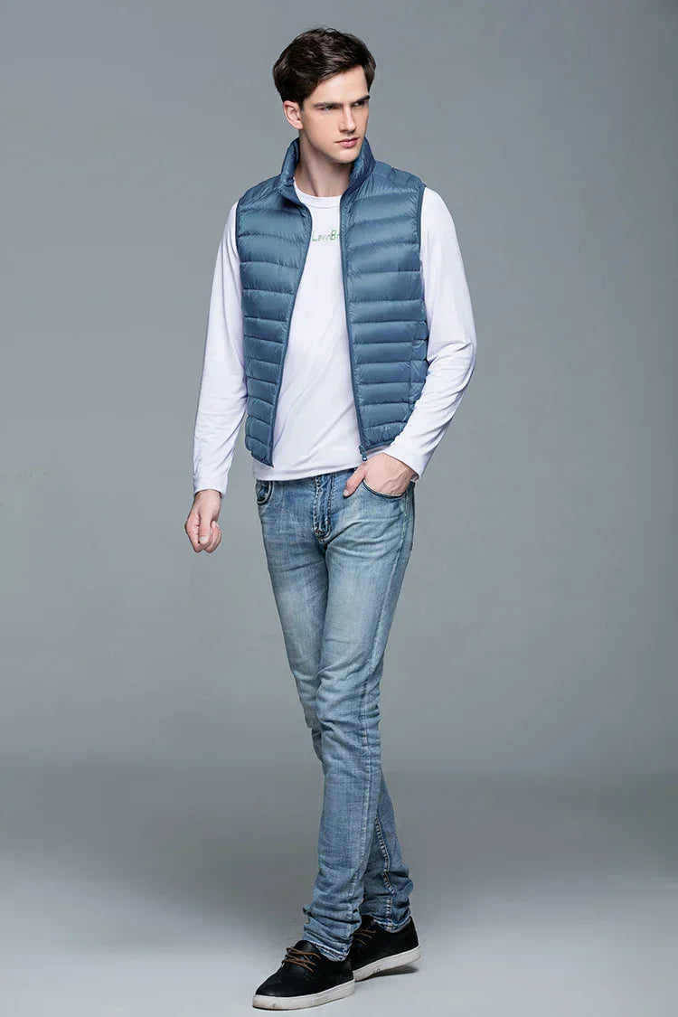 Weste für Herren - Moderne Ärmellose Übergangsjacke