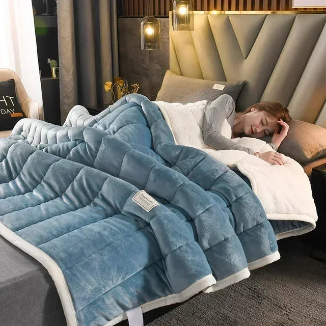 VelvetFleece™ | Luxus Plüschdecke für ultimative Wärme und Stil im Herbst und Winter