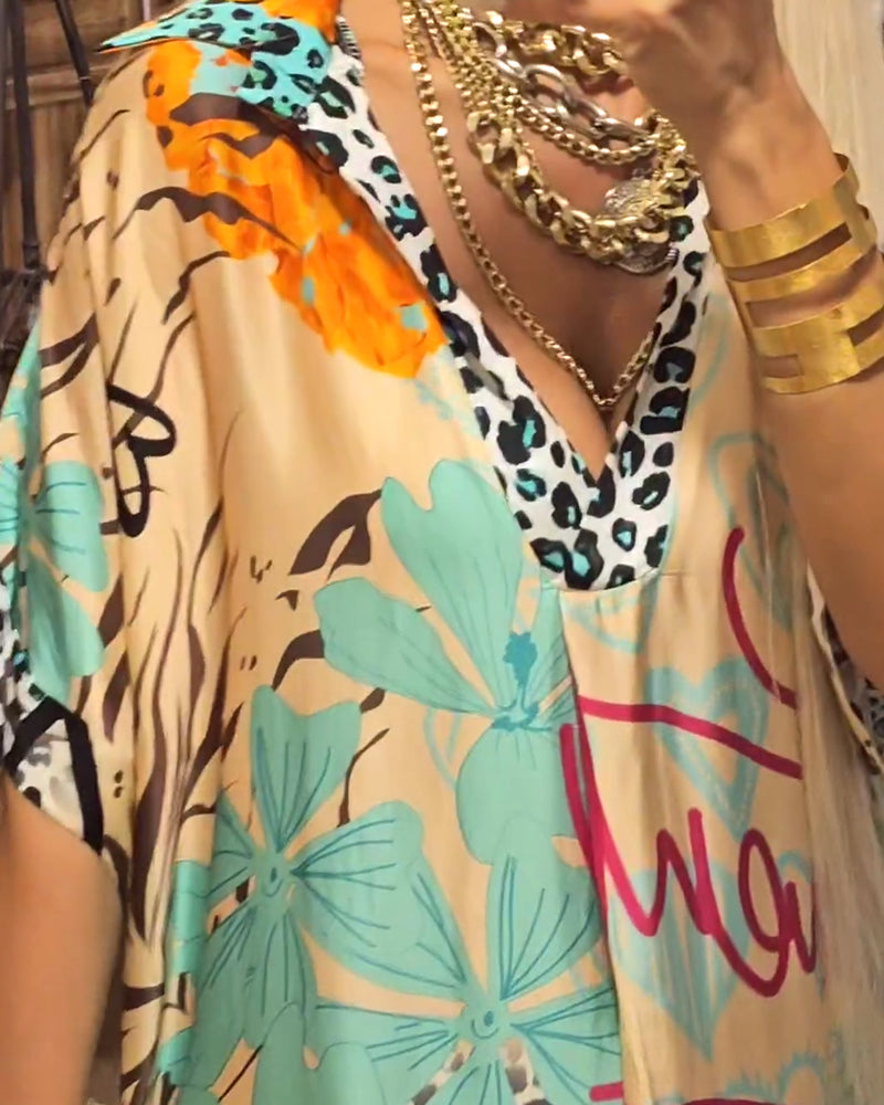 Marianna – Lässiges Kleid mit V-Ausschnitt