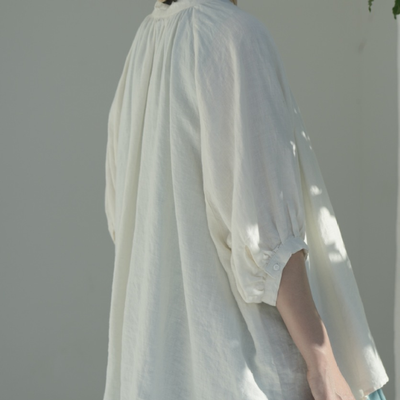 Medieval Renaissance Style Linen Blouse