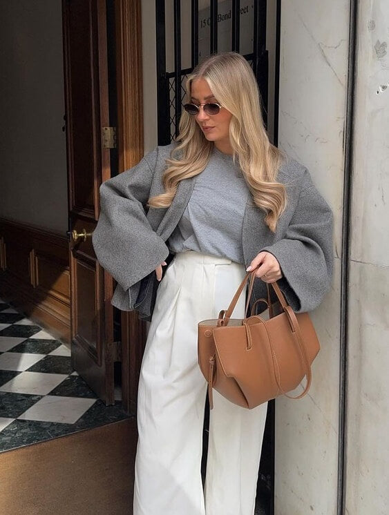 Izola Vintage Eleganz | Geräumige Leder Tote Bag für Damen