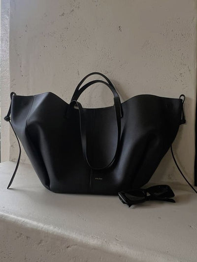 Izola Vintage Eleganz | Geräumige Leder Tote Bag für Damen