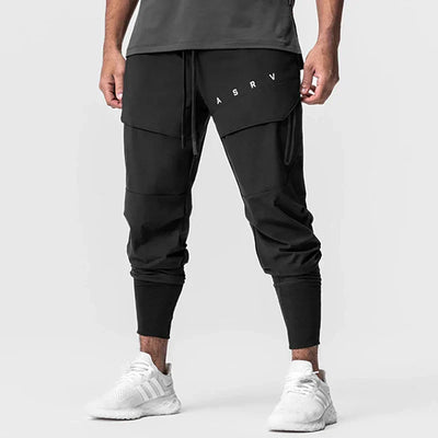 Jogginghose für Herren - Slim fit Cargohose mit elastischem Bund