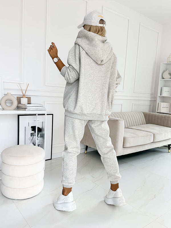 Sportliches Damen-Hoodie-Set – Sweatshirt für Freizeit und Sport