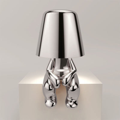 Stilvolle Tischlampe mit Warmem Licht – Modernes Design für Wohnzimmer und Schlafzimmer, Wiederaufladbar und Dimmbar