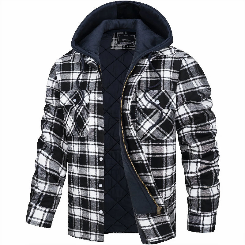 Stylische Herren-Winterjacke mit Futter – warm und vielseitig für alle Gelegenheiten