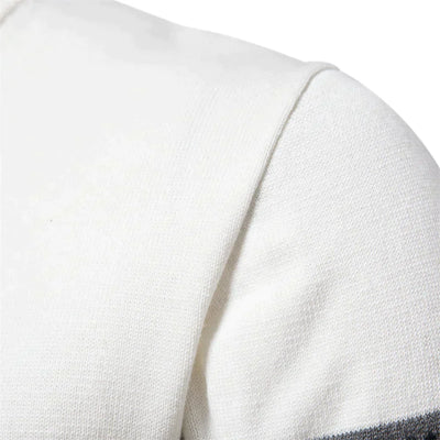 Bastian – Herrenpullover mit Norweger-Muster & Reißverschluss | Gemütlicher Frühling-Look