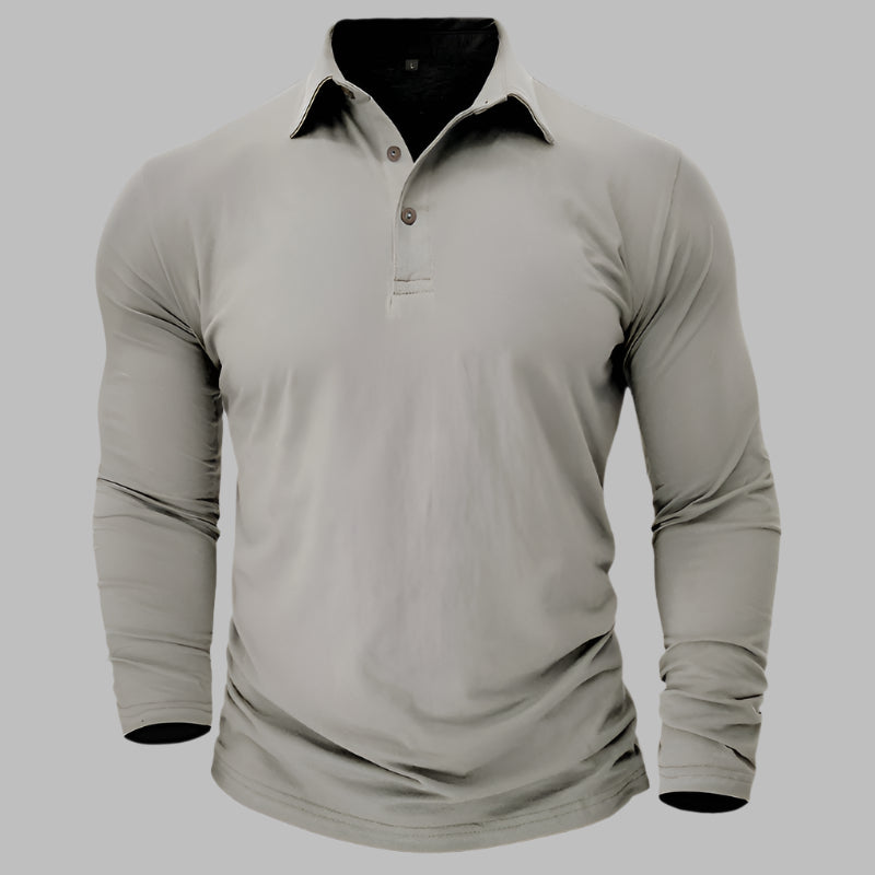 Poloshirt für Herren – Langarm-Poloshirt Für Sommer
