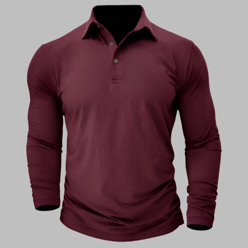 Poloshirt für Herren – Langarm-Poloshirt Für Sommer