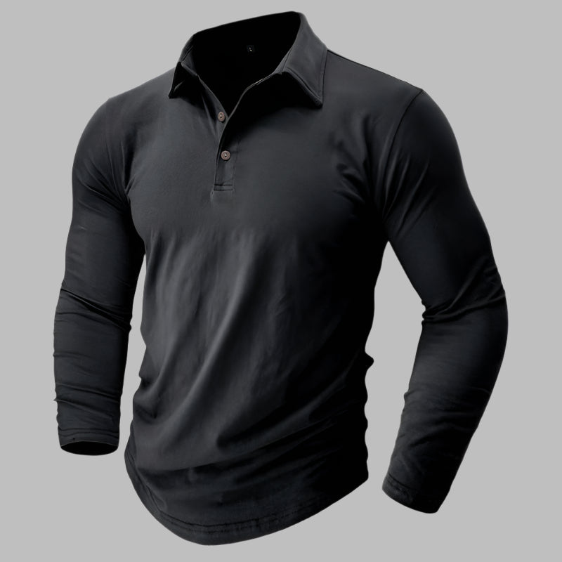 Poloshirt für Herren – Langarm-Poloshirt Für Sommer