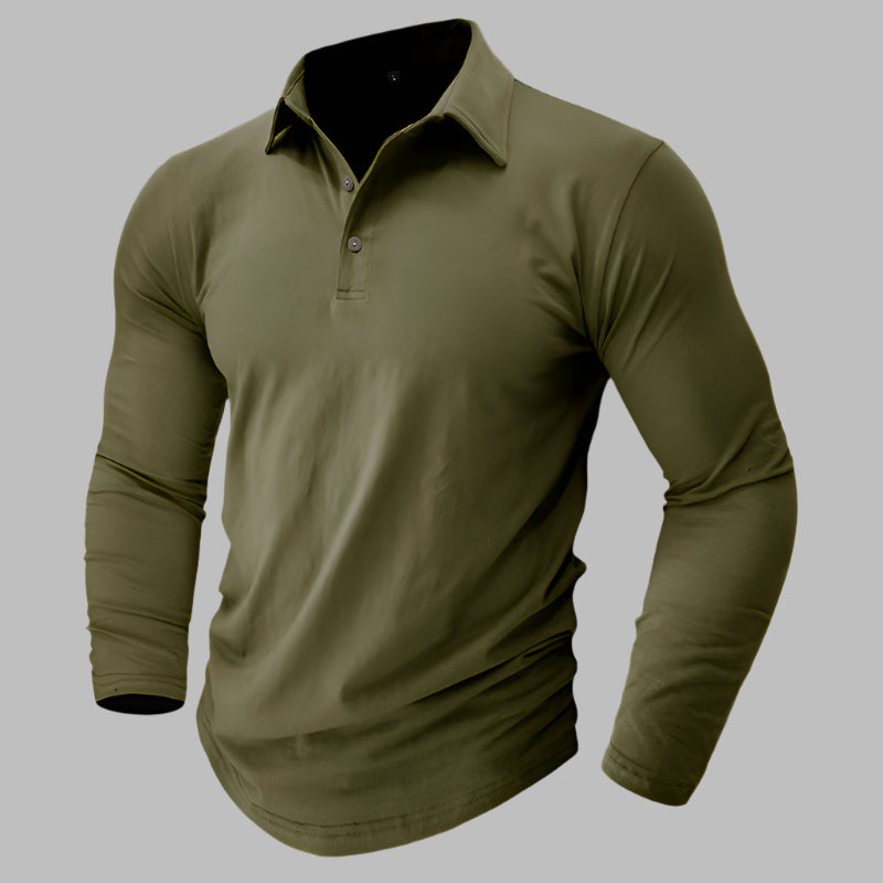 Poloshirt für Herren – Langarm-Poloshirt Für Sommer