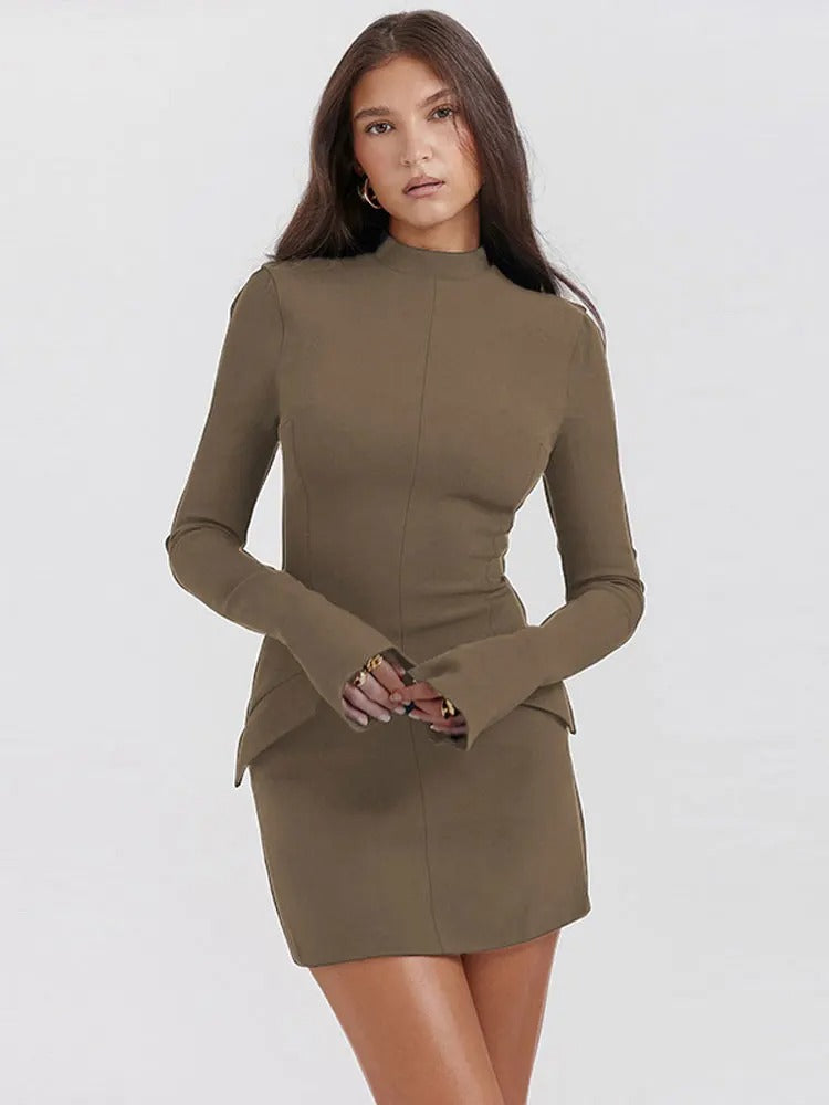 Heidi-Mode | Trendy Bodycon Mini Kleid