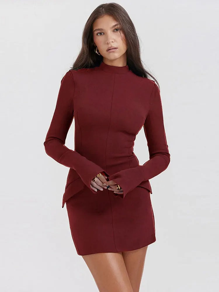 Heidi-Mode | Trendy Bodycon Mini Kleid