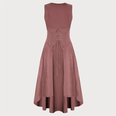 Renaissance Costume U-Neck High-Lo Overdress Tank