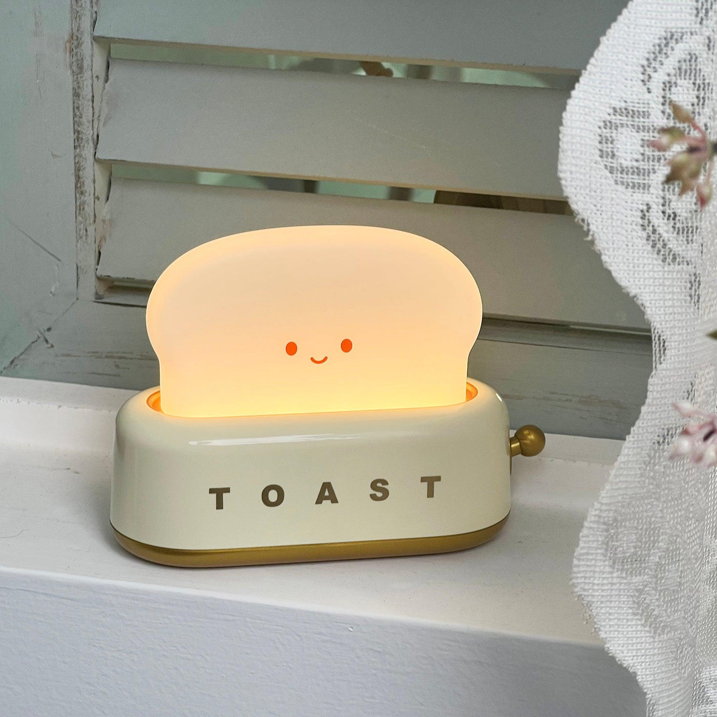 GlowToast Lampe – Tragbare Brot-Toast Cartoon LED Nachtlampe
