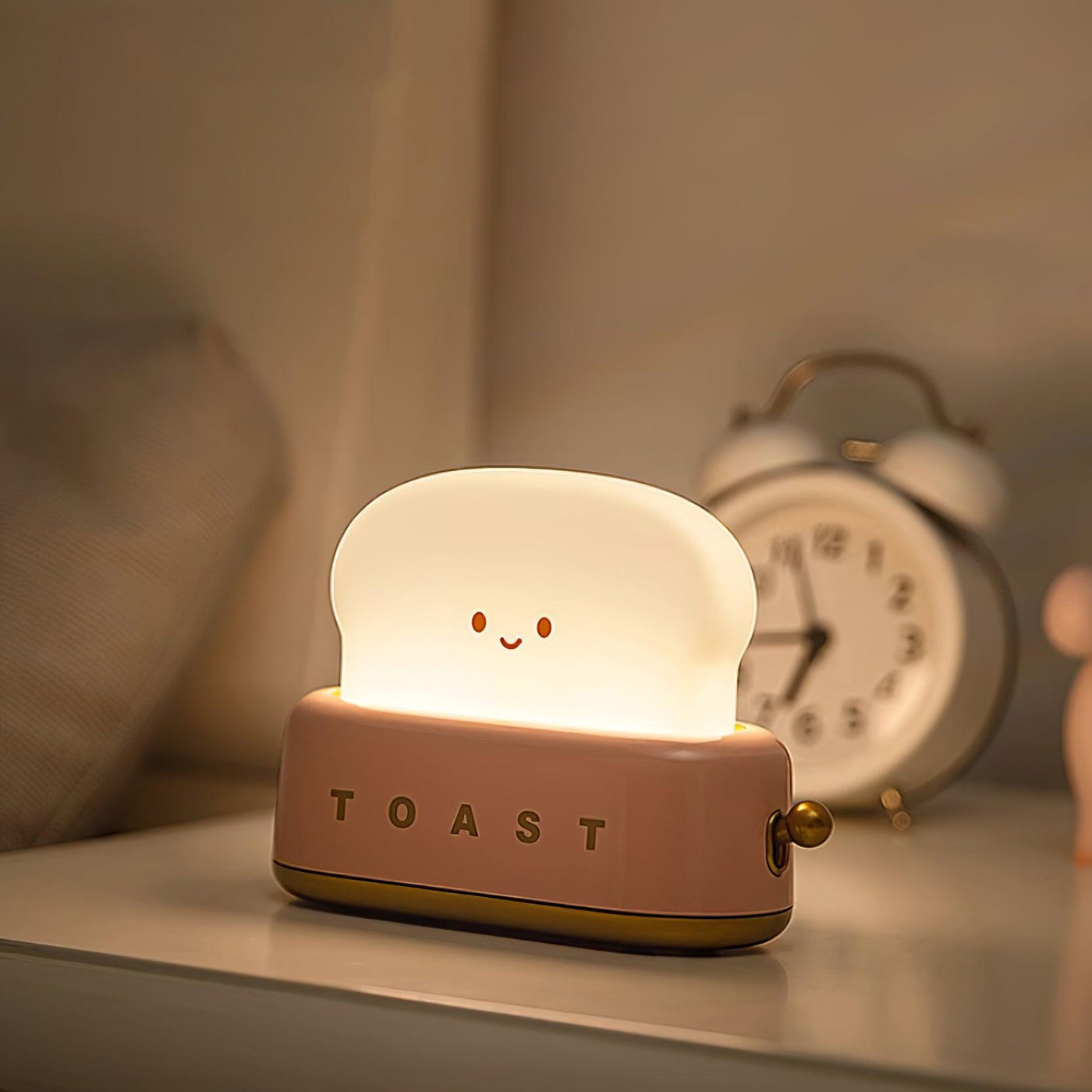GlowToast Lampe – Tragbare Brot-Toast Cartoon LED Nachtlampe