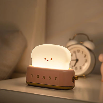 GlowToast Lampe – Tragbare Brot-Toast Cartoon LED Nachtlampe