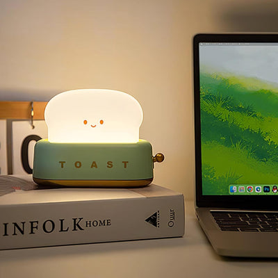 GlowToast Lampe – Tragbare Brot-Toast Cartoon LED Nachtlampe