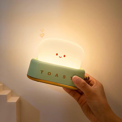 GlowToast Lampe – Tragbare Brot-Toast Cartoon LED Nachtlampe