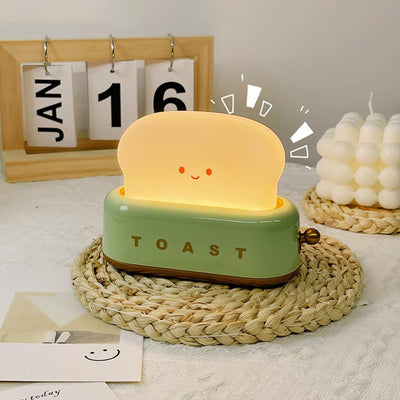 GlowToast Lampe – Tragbare Brot-Toast Cartoon LED Nachtlampe
