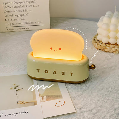 GlowToast Lampe – Tragbare Brot-Toast Cartoon LED Nachtlampe