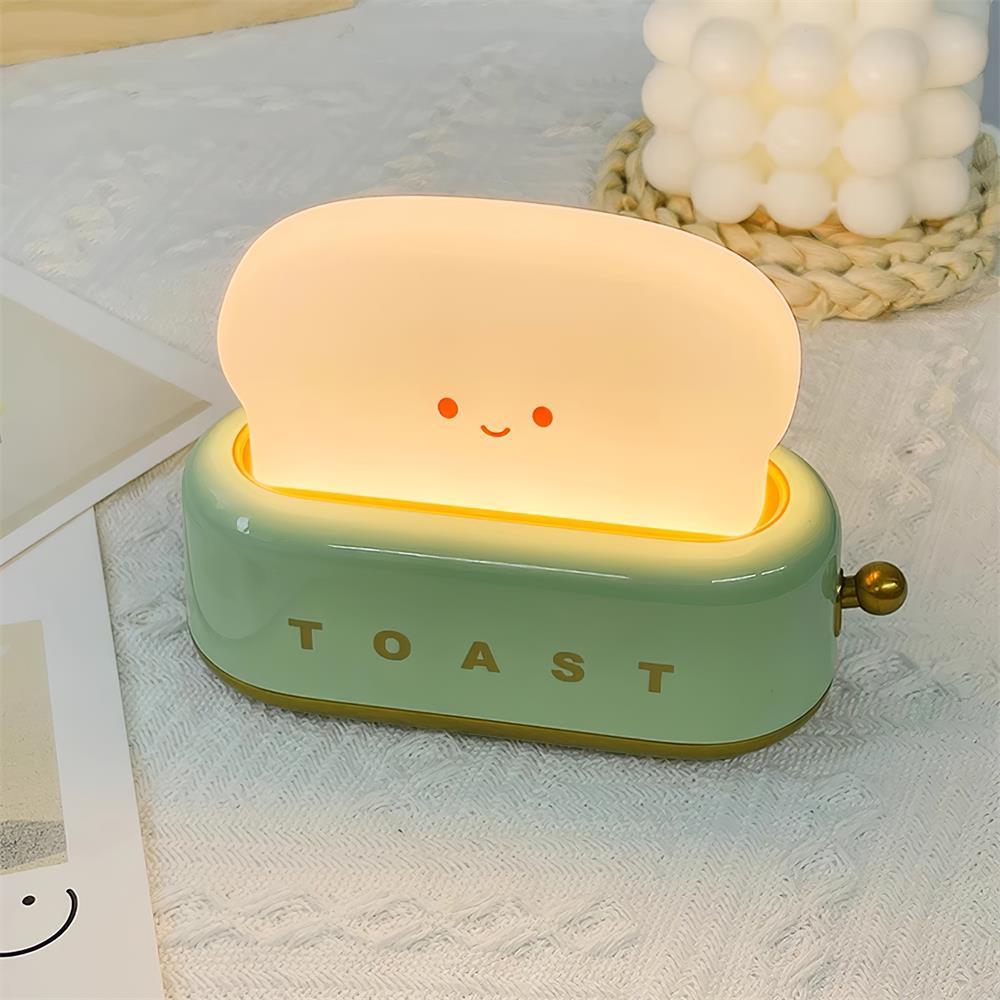 GlowToast Lampe – Tragbare Brot-Toast Cartoon LED Nachtlampe