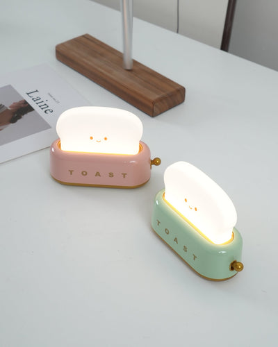 GlowToast Lampe – Tragbare Brot-Toast Cartoon LED Nachtlampe