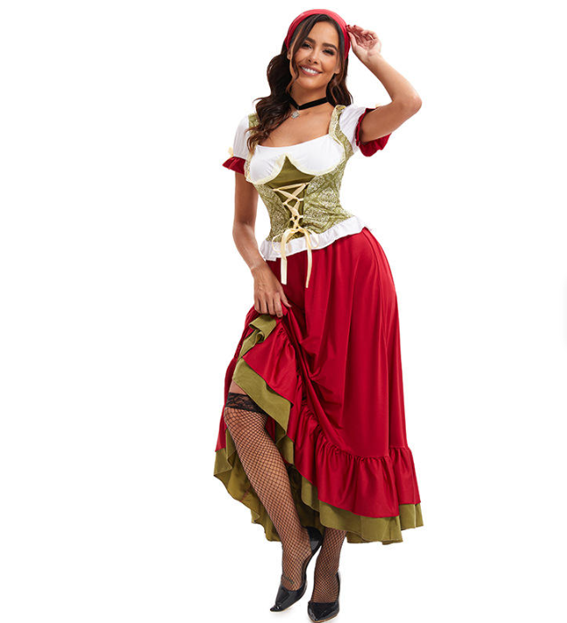 Ines | Traditionelles langes Dirndlkleid