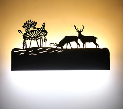 LED Wandleuchte In Schwarz –  Dekorativ Und Modern | Für Den Wohnbereich