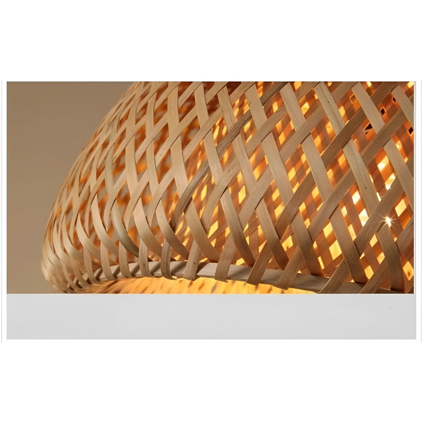 Rattan-Hängelampe – Stilvolle Bambusleuchte für Esszimmer & Wohnzimmer