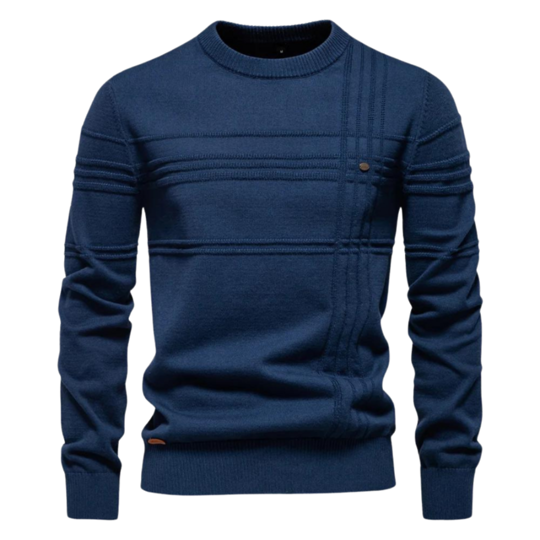 Maziarz - Eleganter Pullover Mit Karomuster