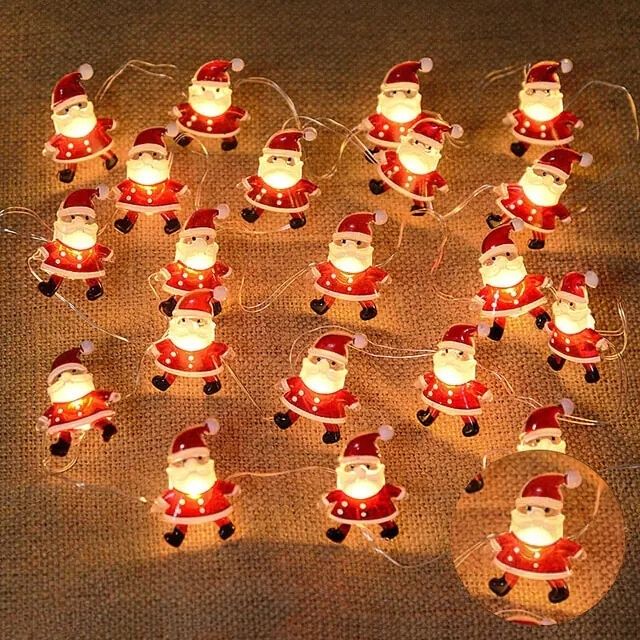 Santa Lichter | Magische LED Weihnachtsbeleuchtung für festliche Eleganz