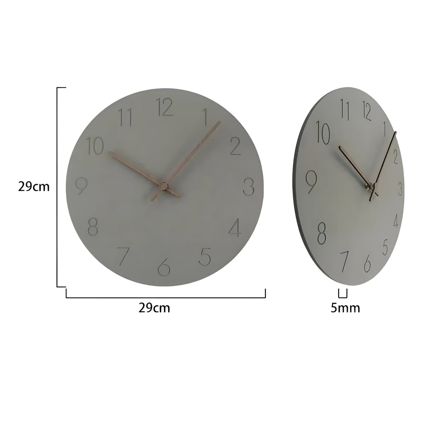 Holzwanduhr – Minimalistisches Design für modernes Wohnen