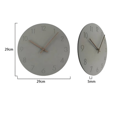 Holzwanduhr – Minimalistisches Design für modernes Wohnen