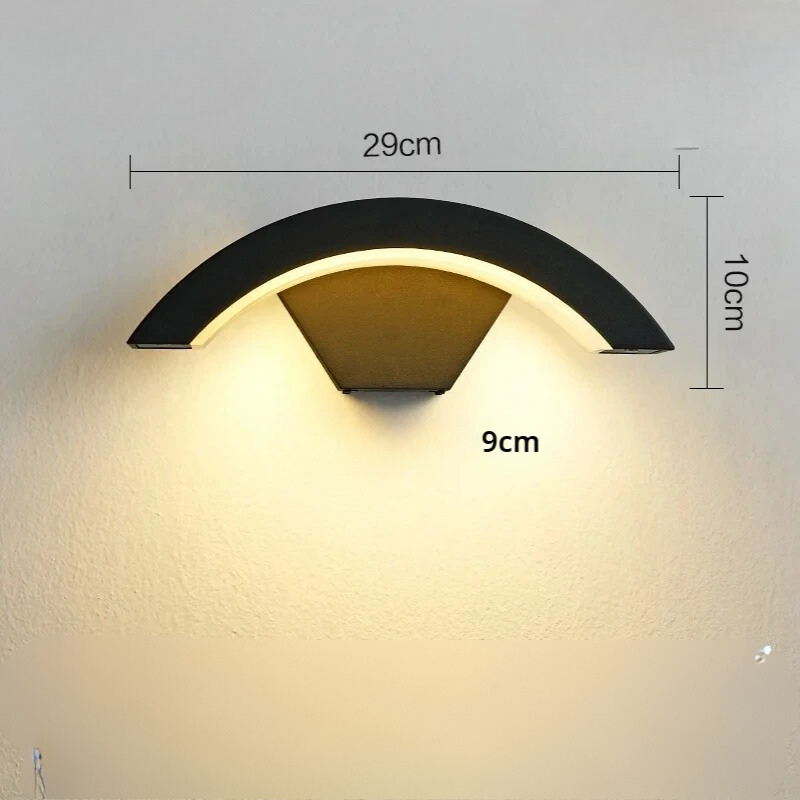 SafeGlow Light - Wasserdichte LED-Wandlampe mit Menschenerkennung