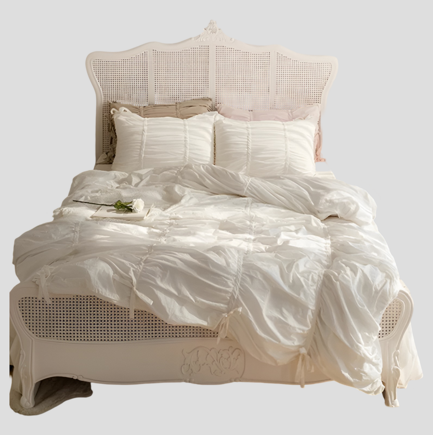 EtherealLuxe Bettwaren - Royal Beige Bettwäscheset