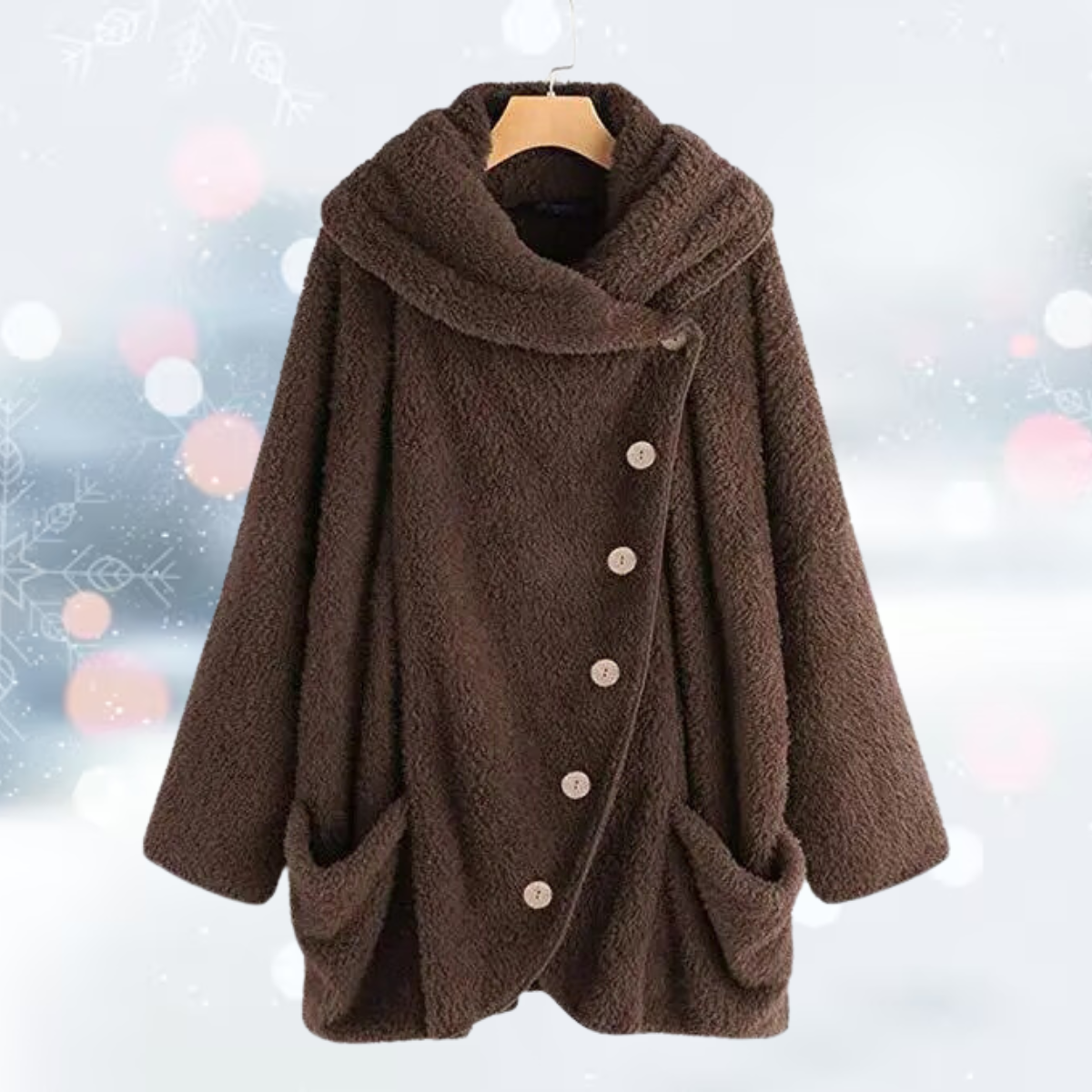 Andrea -  Die neue Mode Nach unten drehen Plüsch Weste Jacke