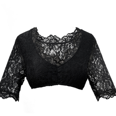 Damen Blumen Oktoberfest Dirndl Bluse