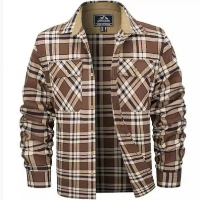 Herren Langarm Hemd | Kariert