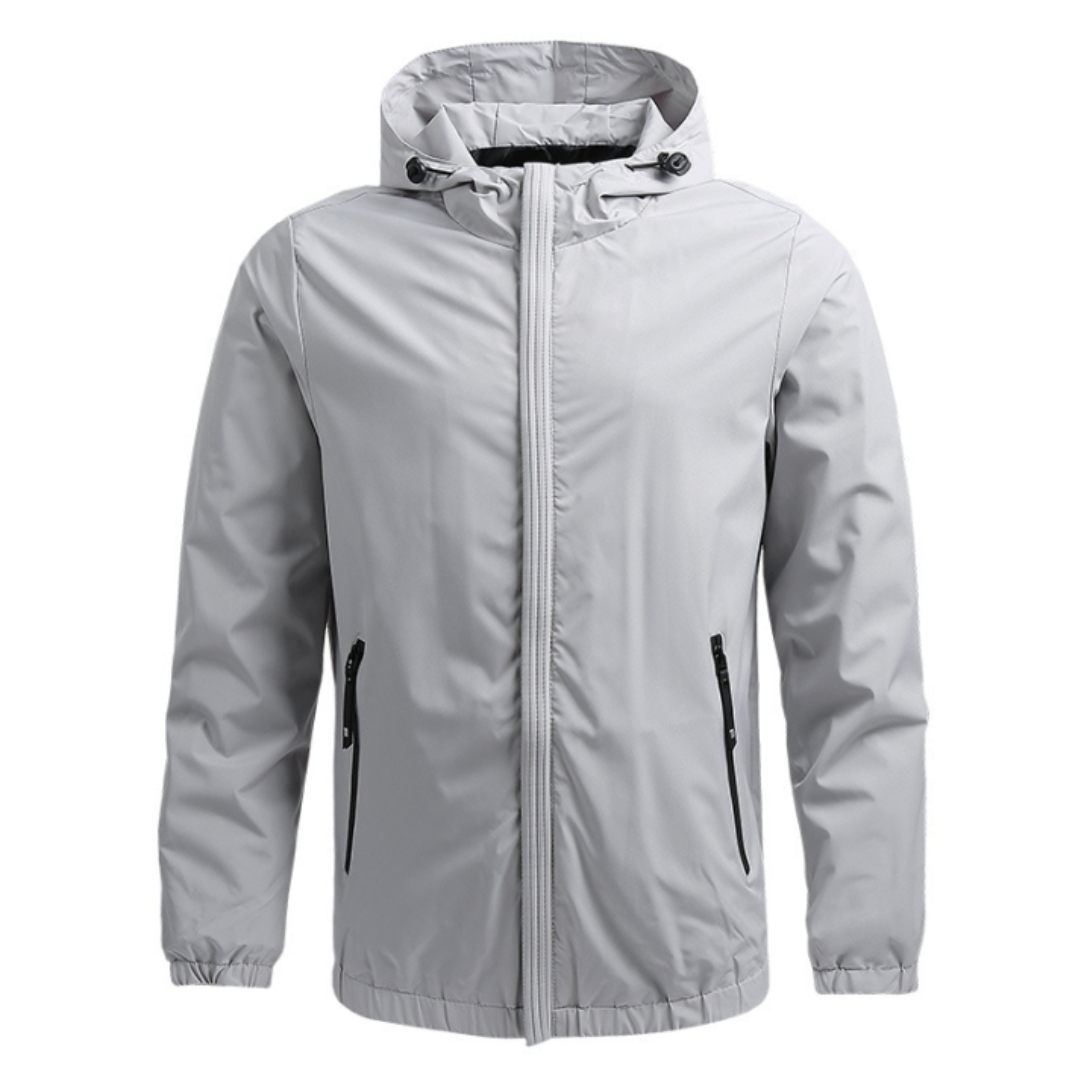 Herren Wasserdichte Windbreaker Jacke | Reißverschluss