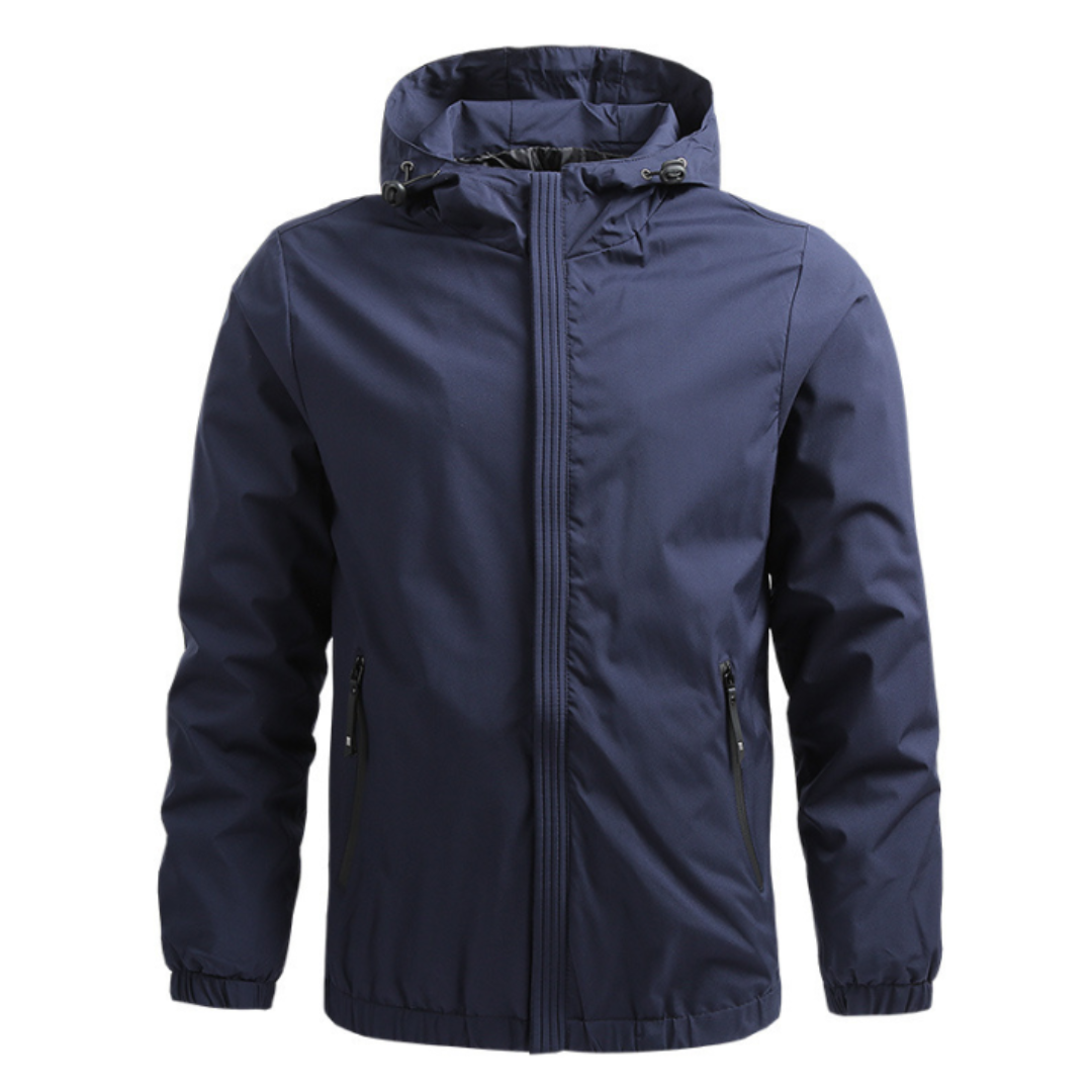 Herren Wasserdichte Windbreaker Jacke | Reißverschluss