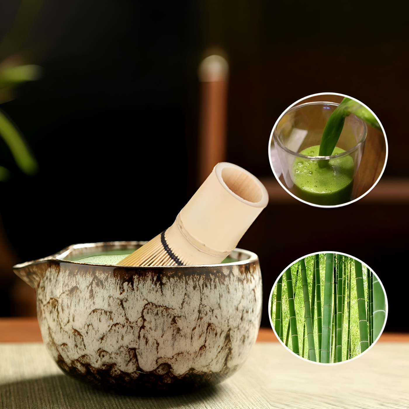 Matcha-Teeset – 6-teiliges Zubehör für die traditionelle Zubereitung | Hochwertig und Authentisch