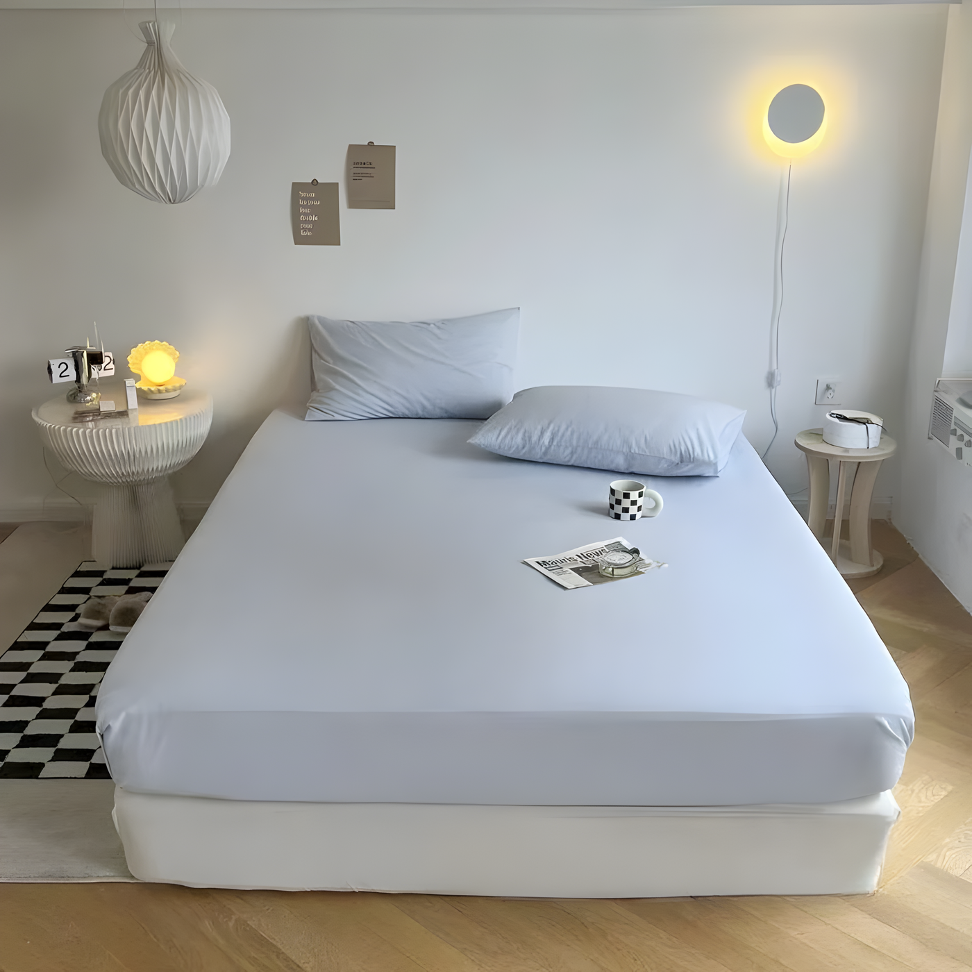 IvoryHaven Bedding - Gewaschene Baumwolle Bettlaken