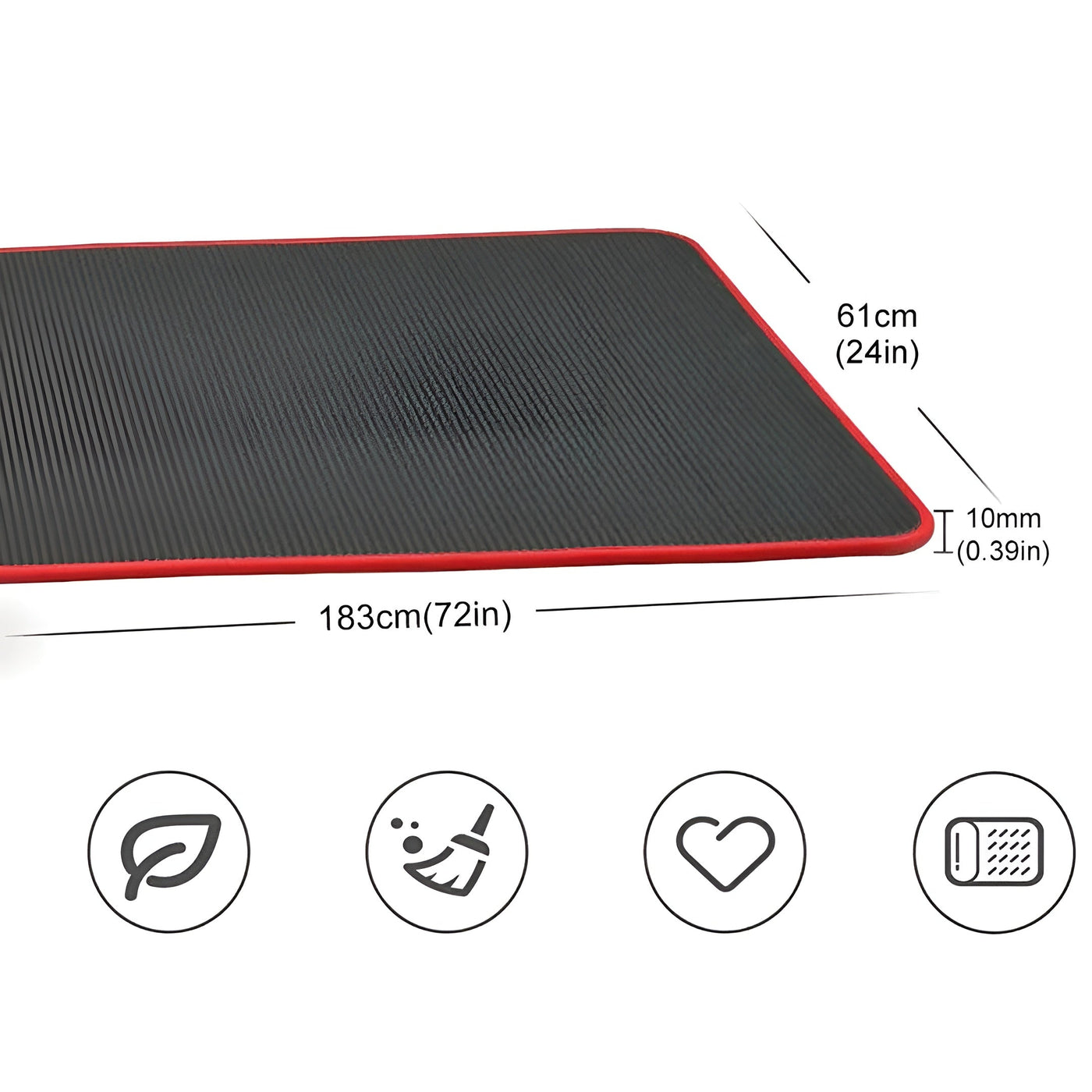 Rutschfeste Yogamatte – Extra Dick und Gelenkschonend | Ideal für Zuhause & Studio